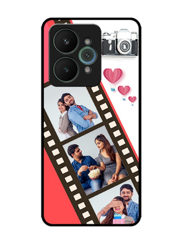 Custom Realme 15 5G Custom Metal Phone Case - 3 Image Holder With Film Reel