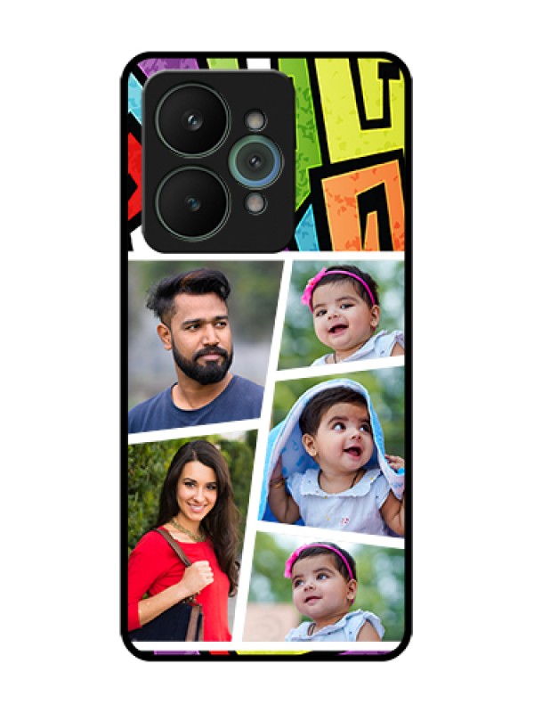 Custom Realme 15 5G Custom Metal Phone Case - Graffiti Pattern Design