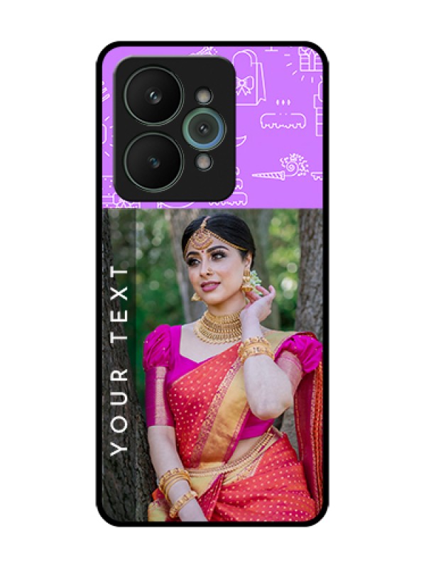 Custom Realme 15 5G Custom Metal Phone Case - Birthday Icons Design