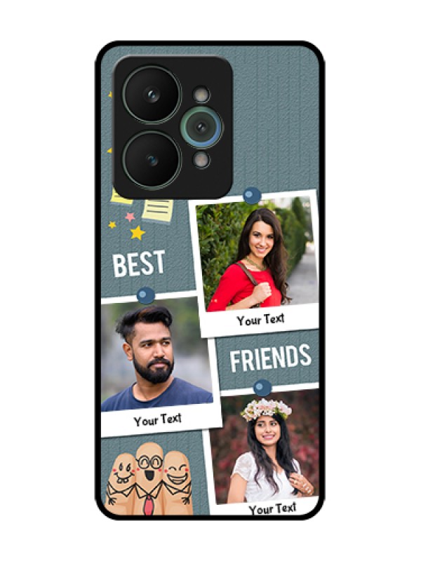 Custom Realme 15 5G Custom Metal Phone Case - Sticky Frames And Friendship Design