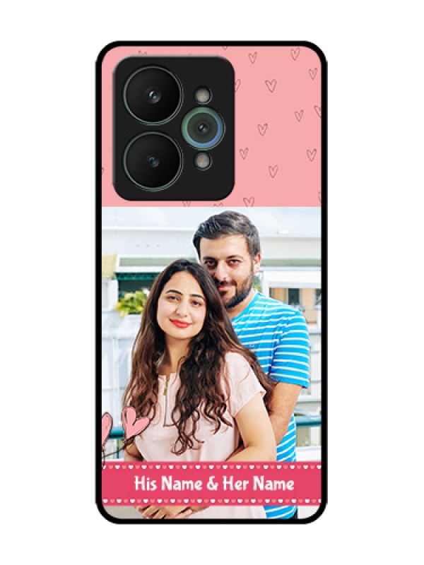 Custom Realme 15 5G Custom Metal Phone Case - Love Design Peach Color