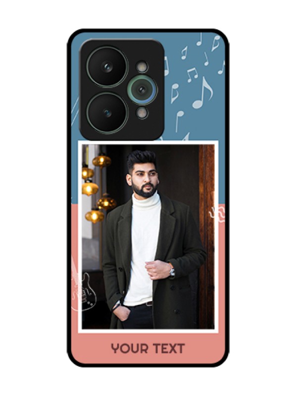 Custom Realme 15 5G Custom Metal Phone Case - With Color Musical Note Design