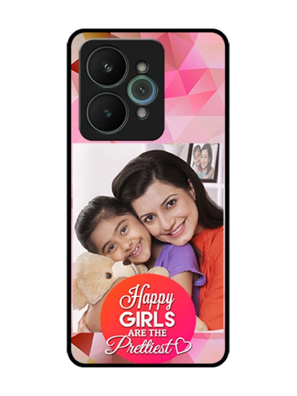 Custom Realme 15 5G Custom Metal Phone Case - Abstract Triangle Design