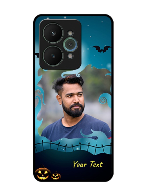 Custom Realme 15 5G Custom Metal Phone Case - Halloween Frame Design
