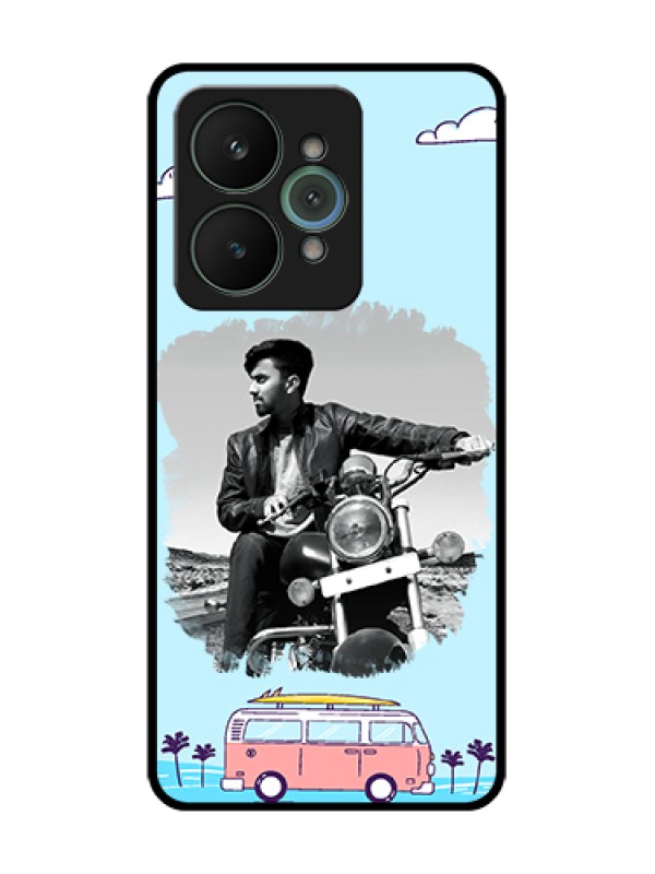 Custom Realme 15 5G Custom Metal Phone Case - Travel & Adventure Design