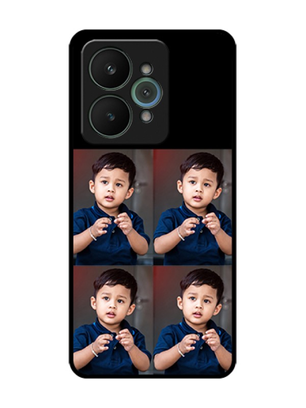 Custom Realme 15 5G Custom Metal Phone Case - 4 Image Holder Design