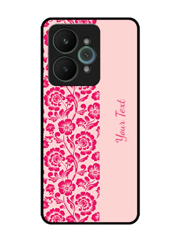 Custom Realme 15 5G Custom Metal Phone Case - Attractive Floral Pattern Design