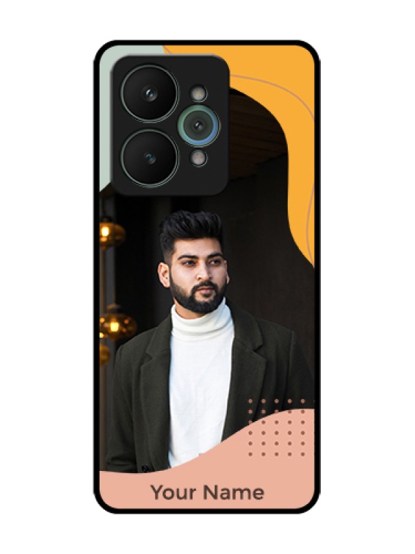 Custom Realme 15 5G Custom Metal Phone Case - Tri - Coloured Overlay Design