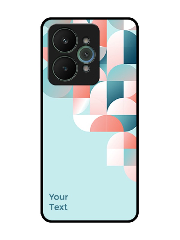 Custom Realme 15 5G Custom Metal Phone Case - Stylish Semi - Circle Pattern Design