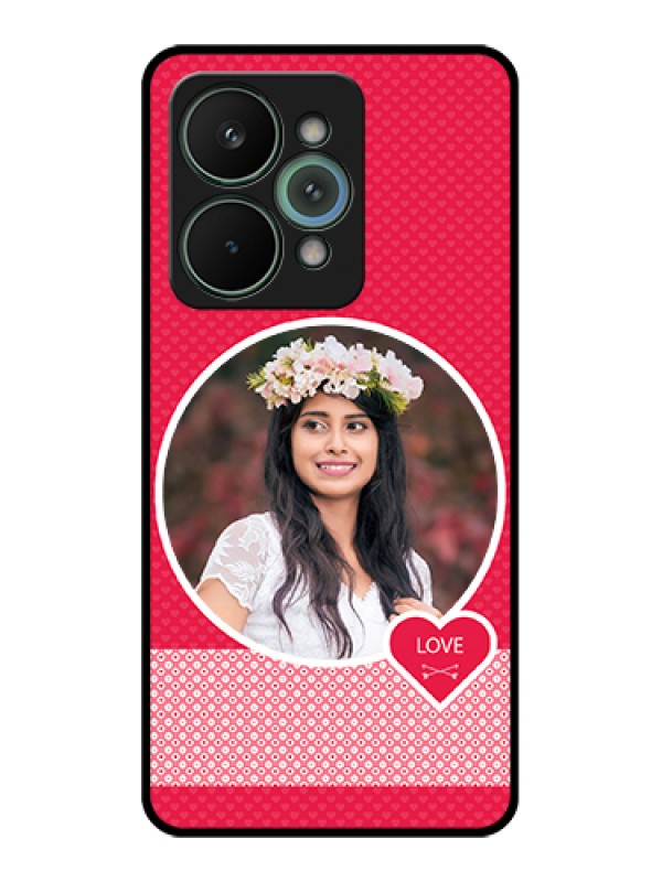 Custom Realme 15 Pro 5G Custom Metal Phone Case - Pink Color Pattern Design