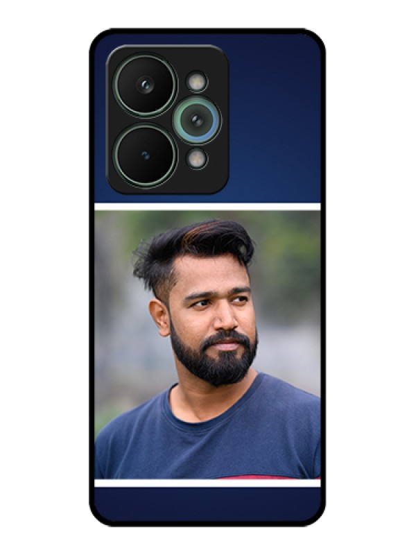 Custom Realme 15 Pro 5G Custom Metal Phone Case - Simple Royal Blue Design