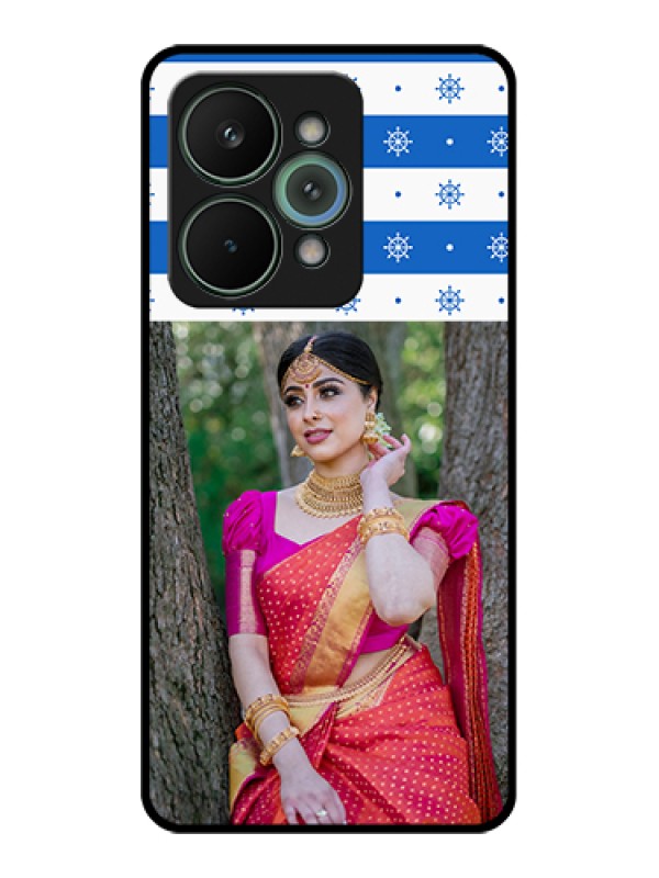 Custom Realme 15 Pro 5G Custom Metal Phone Case - Snow Pattern Design