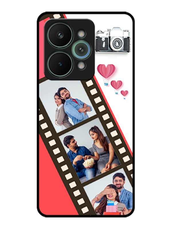 Custom Realme 15 Pro 5G Custom Metal Phone Case - 3 Image Holder With Film Reel