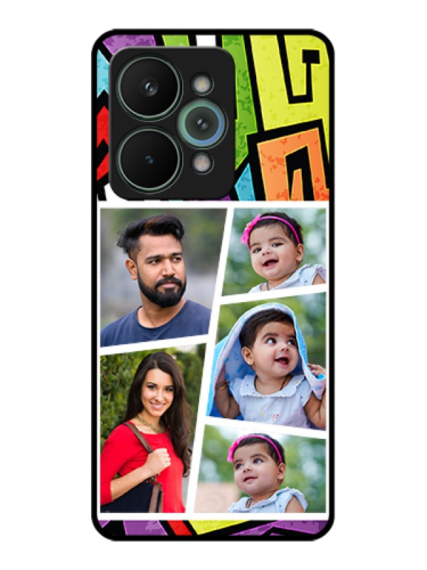 Custom Realme 15 Pro 5G Custom Metal Phone Case - Graffiti Pattern Design