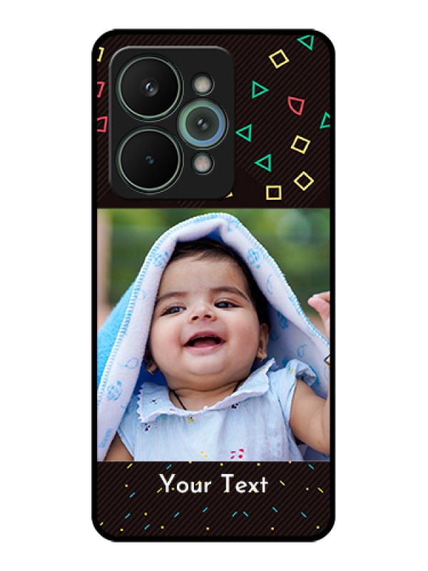 Custom Realme 15 Pro 5G Custom Metal Phone Case - With Confetti Birthday Design