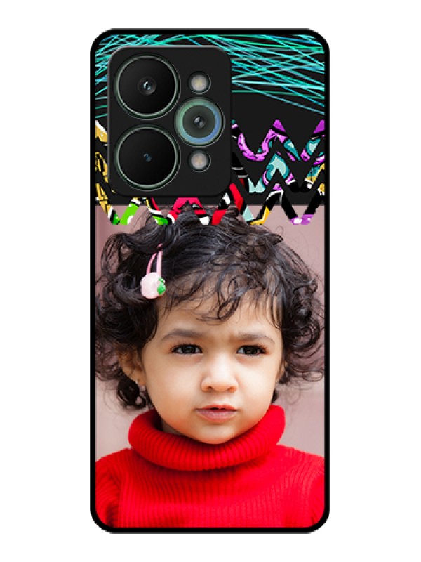 Custom Realme 15 Pro 5G Custom Metal Phone Case - Neon Abstract Design