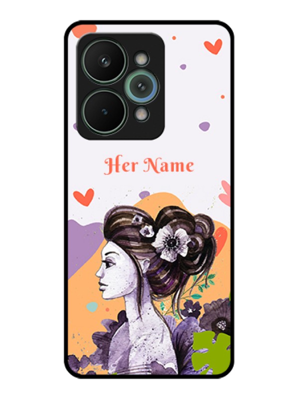 Custom Realme 15 Pro 5G Custom Metal Phone Case - Woman And Nature Design