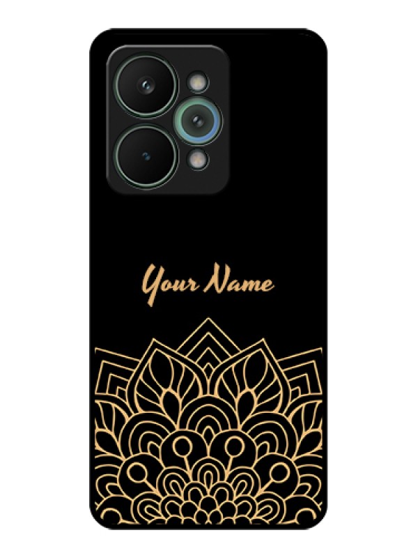 Custom Realme 15 Pro 5G Custom Metal Phone Case - Golden Mandala Design