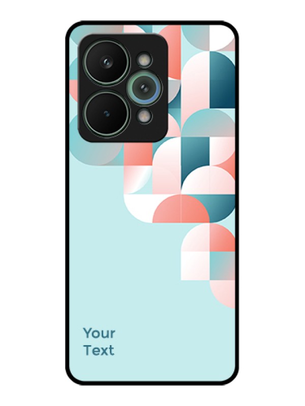 Custom Realme 15 Pro 5G Custom Metal Phone Case - Stylish Semi - Circle Pattern Design