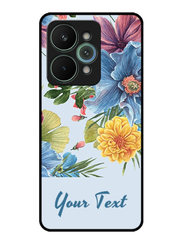 Custom Realme 15 Pro 5G Custom Metal Phone Case - Stunning Watercolored Flowers Painting Design