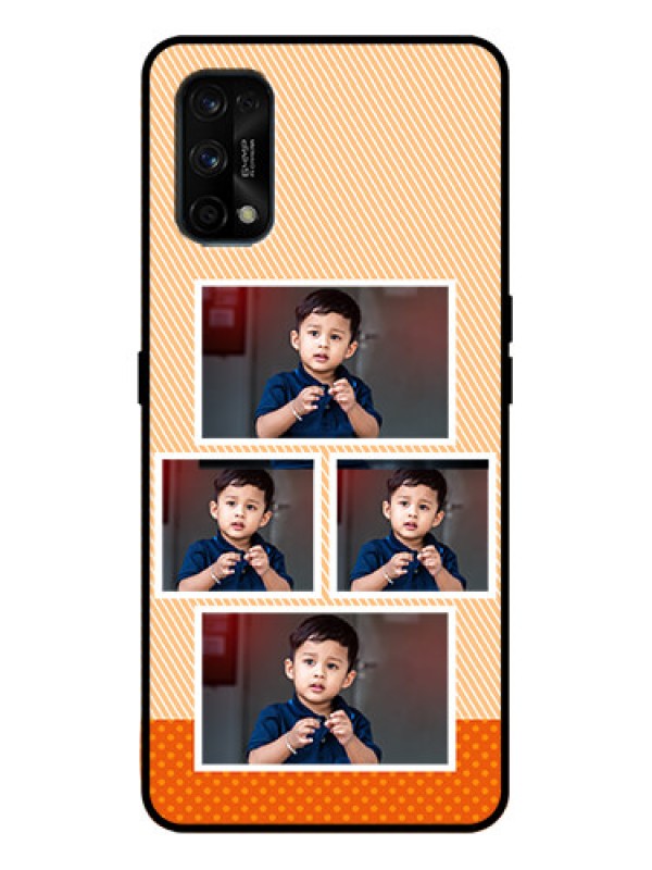 Custom Realme 7 Pro Custom Metal Phone Case - Bulk Photos Upload Design