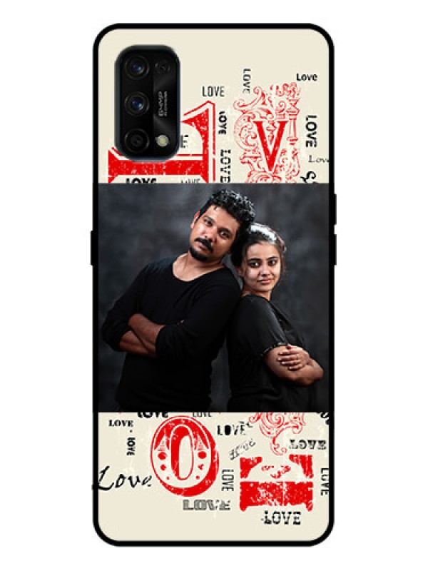 Custom Realme 7 Pro Custom Metal Phone Case - Trendy Love Design Case