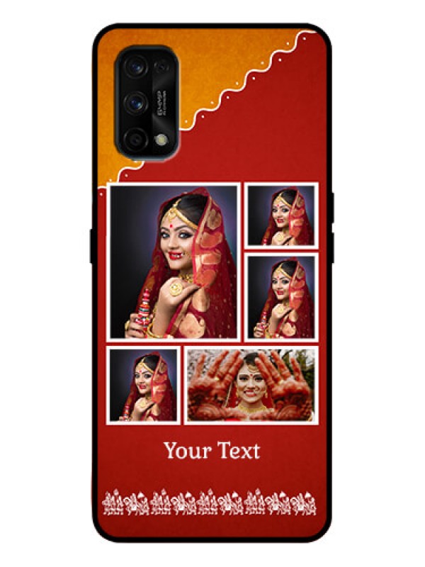 Custom Realme 7 Pro Custom Metal Phone Case - Wedding Pic Upload Design