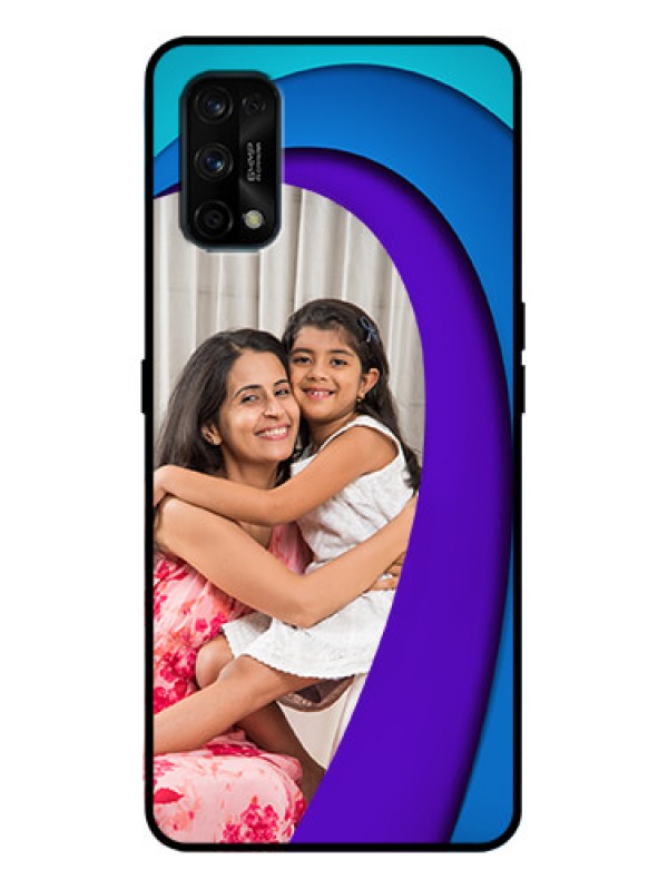 Custom Realme 7 Pro Custom Metal Phone Case - Simple Pattern Design