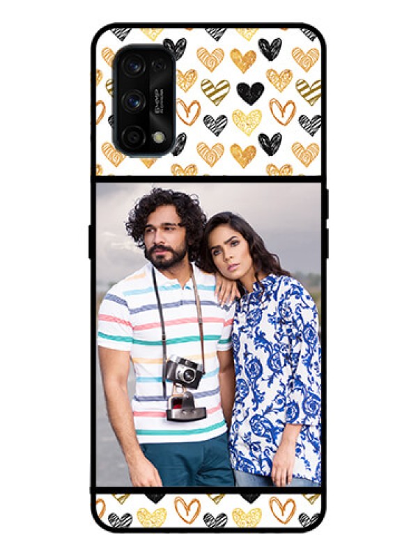 Custom Realme 7 Pro Custom Metal Phone Case - Love Symbol Design