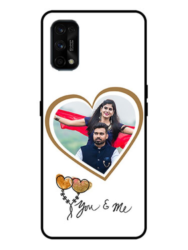 Custom Realme 7 Pro Custom Metal Phone Case - You and Me Design