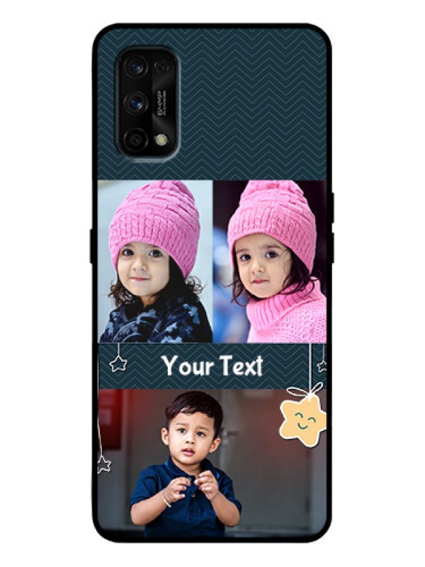 Custom Realme 7 Pro Custom Metal Phone Case - Hanging Stars Design