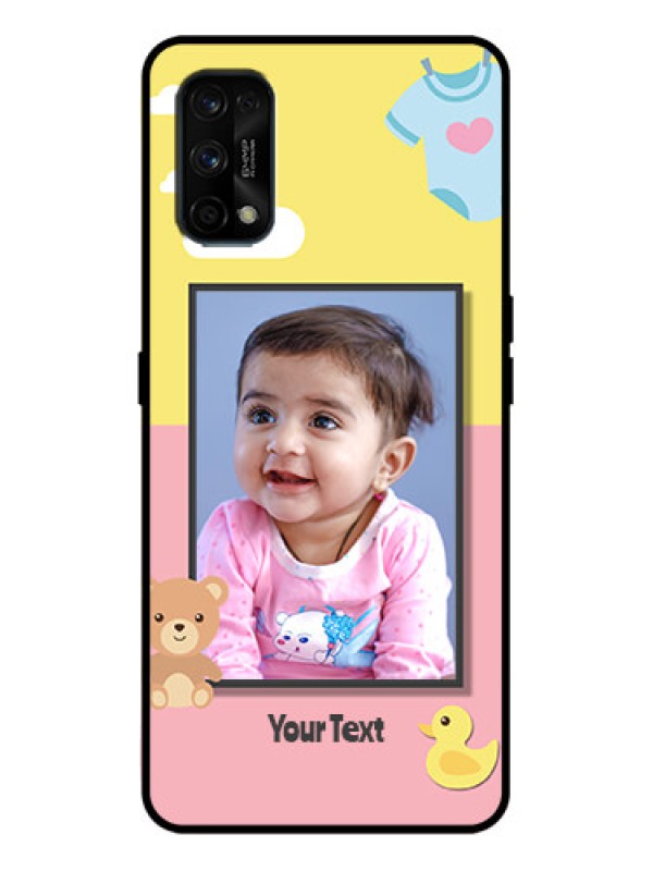 Custom Realme 7 Pro Custom Metal Phone Case - Kids 2 Color Design