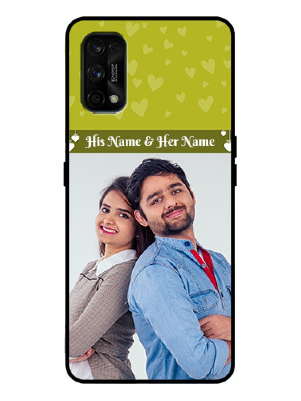 Custom Realme 7 Pro Custom Metal Phone Case - You and Me Heart Design