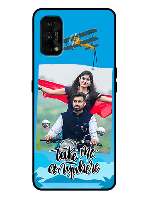 Custom Realme 7 Pro Custom Metal Phone Case - Traveller Design