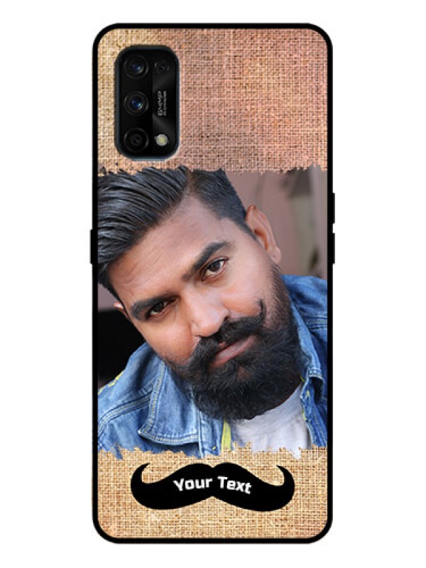 Custom Realme 7 Pro Custom Metal Phone Case - With Texture Design
