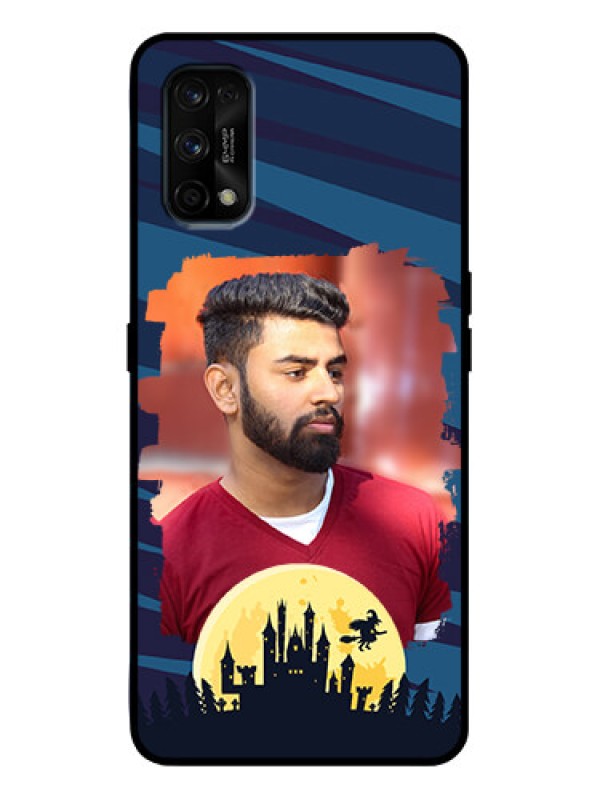 Custom Realme 7 Pro Custom Metal Phone Case - Halloween Witch Design