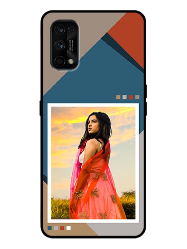 Custom Realme 7 Pro Custom Metal Phone Case - Retro Color Pallet Design