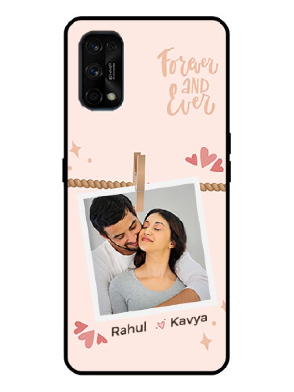 Custom Realme 7 Pro Custom Metal Phone Case - Forever And Ever Love Design