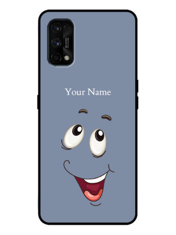 Custom Realme 7 Pro Custom Metal Phone Case - Laughing Cartoon Face Design