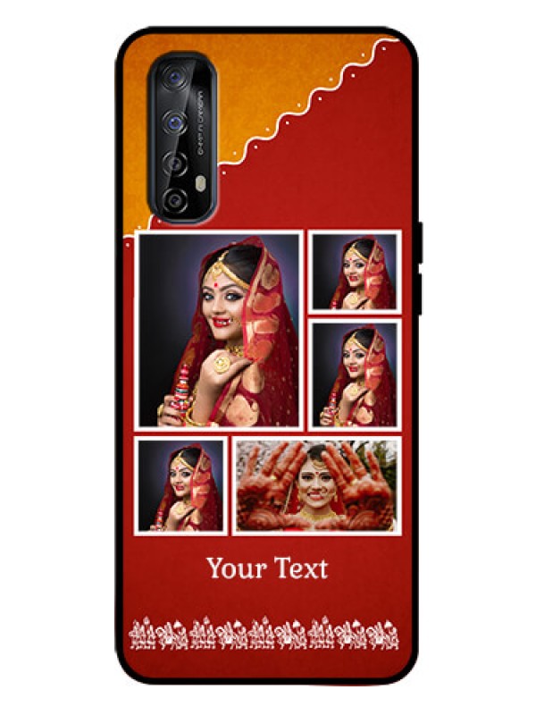 Custom Realme 7 Custom Metal Phone Case - Wedding Pic Upload Design