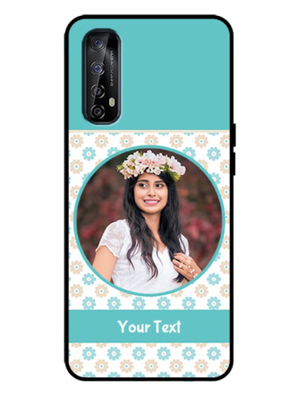 Custom Realme 7 Custom Metal Phone Case - Beautiful Flowers Design