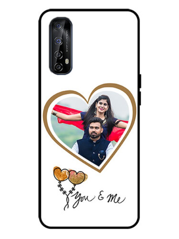 Custom Realme 7 Custom Metal Phone Case - You and Me Design