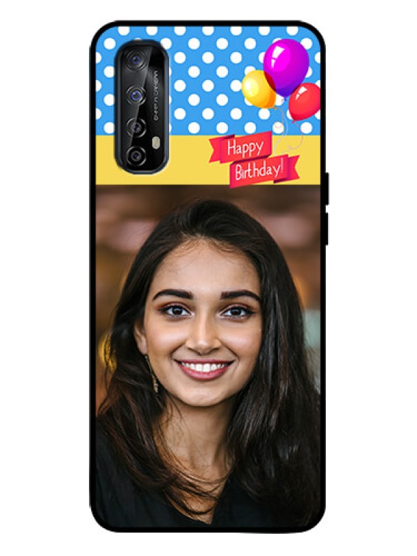 Custom Realme 7 Custom Metal Phone Case - Happy Birthday Design