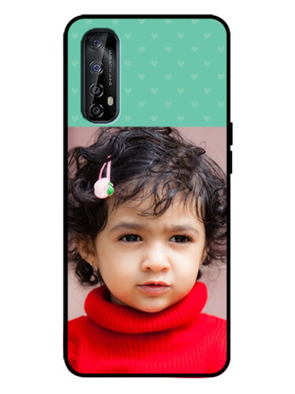 Custom Realme 7 Custom Metal Phone Case - Lovers Picture Design