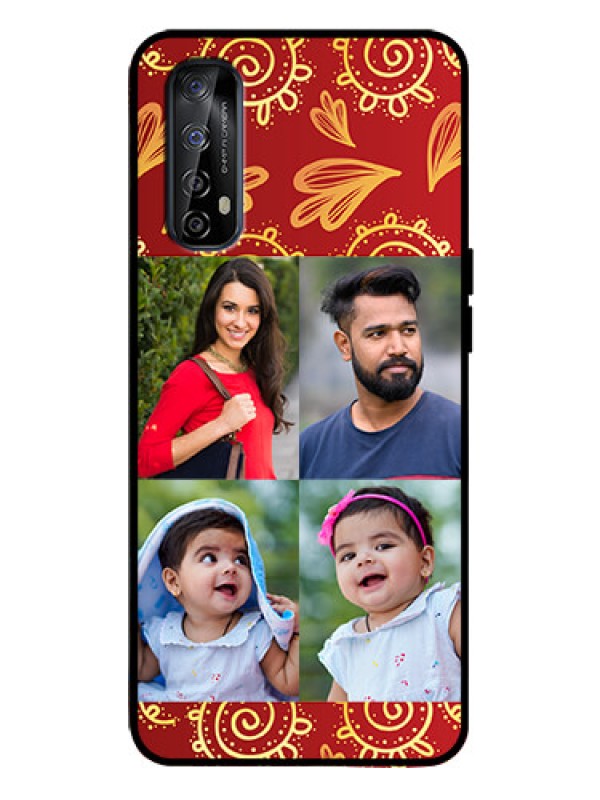 Custom Realme 7 Custom Metal Phone Case - 4 Image Traditional Design