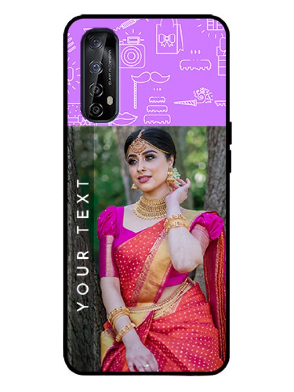 Custom Realme 7 Custom Metal Phone Case - Birthday Icons Design