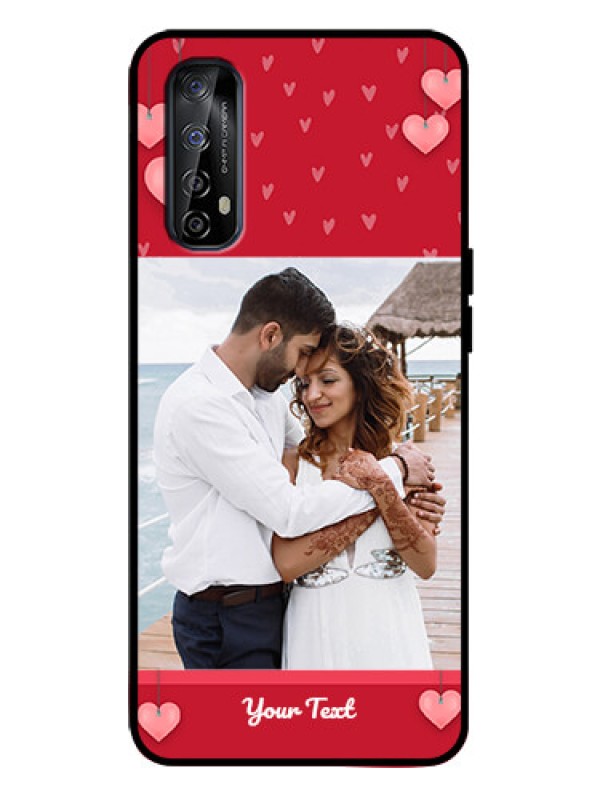 Custom Realme 7 Custom Metal Phone Case - Valentines Day Design