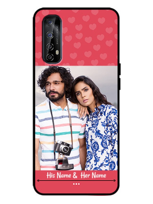 Custom Realme 7 Custom Metal Phone Case - Simple Love Design