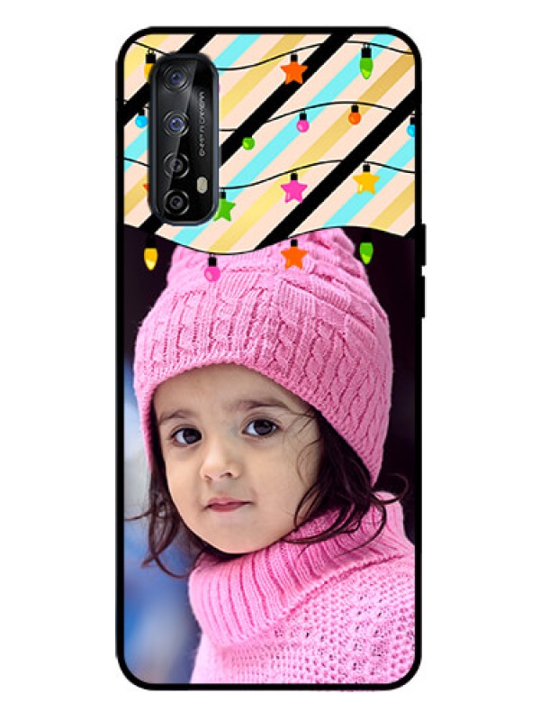 Custom Realme 7 Custom Metal Phone Case - Lights Hanging Design