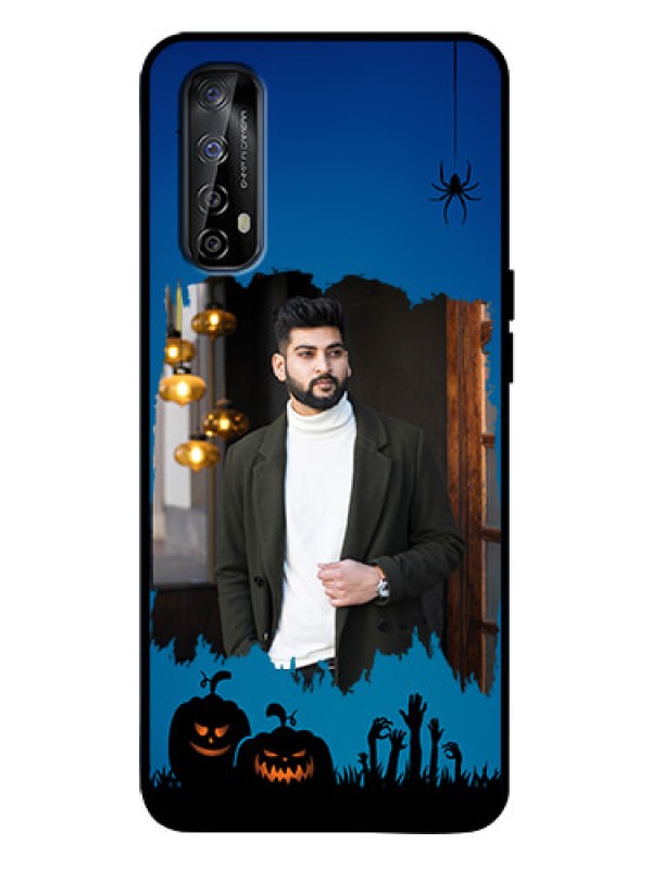 Custom Realme 7 Custom Metal Phone Case - With Pro Halloween Design